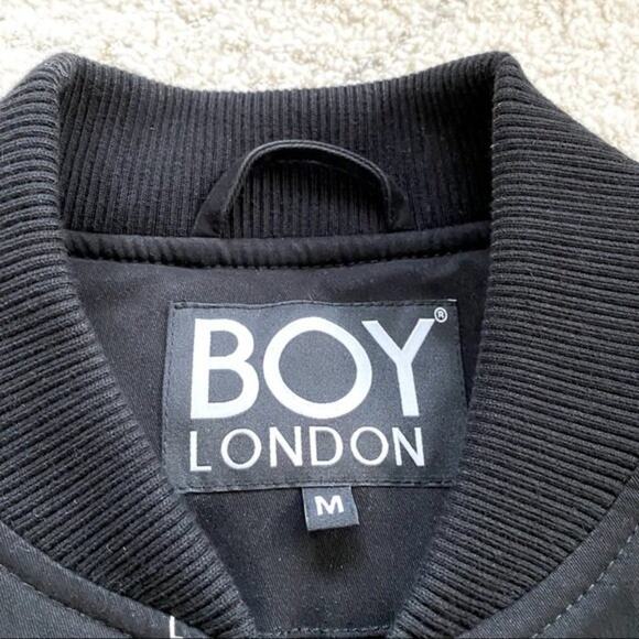 BOY LONDON Boy Utility Bomber Jacket Black Size M - Picture 5 of 12